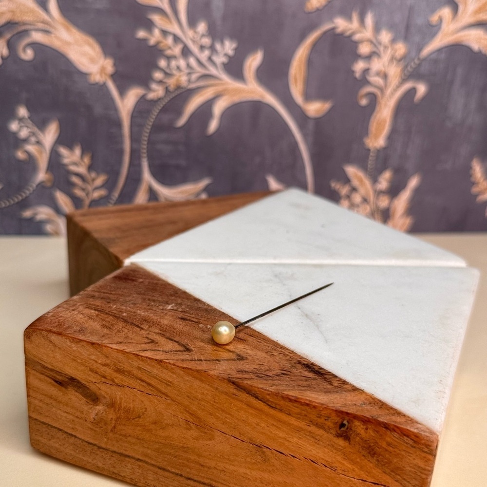 Pearl Victorian Wedding Corsage Boutonnière Stick Pin